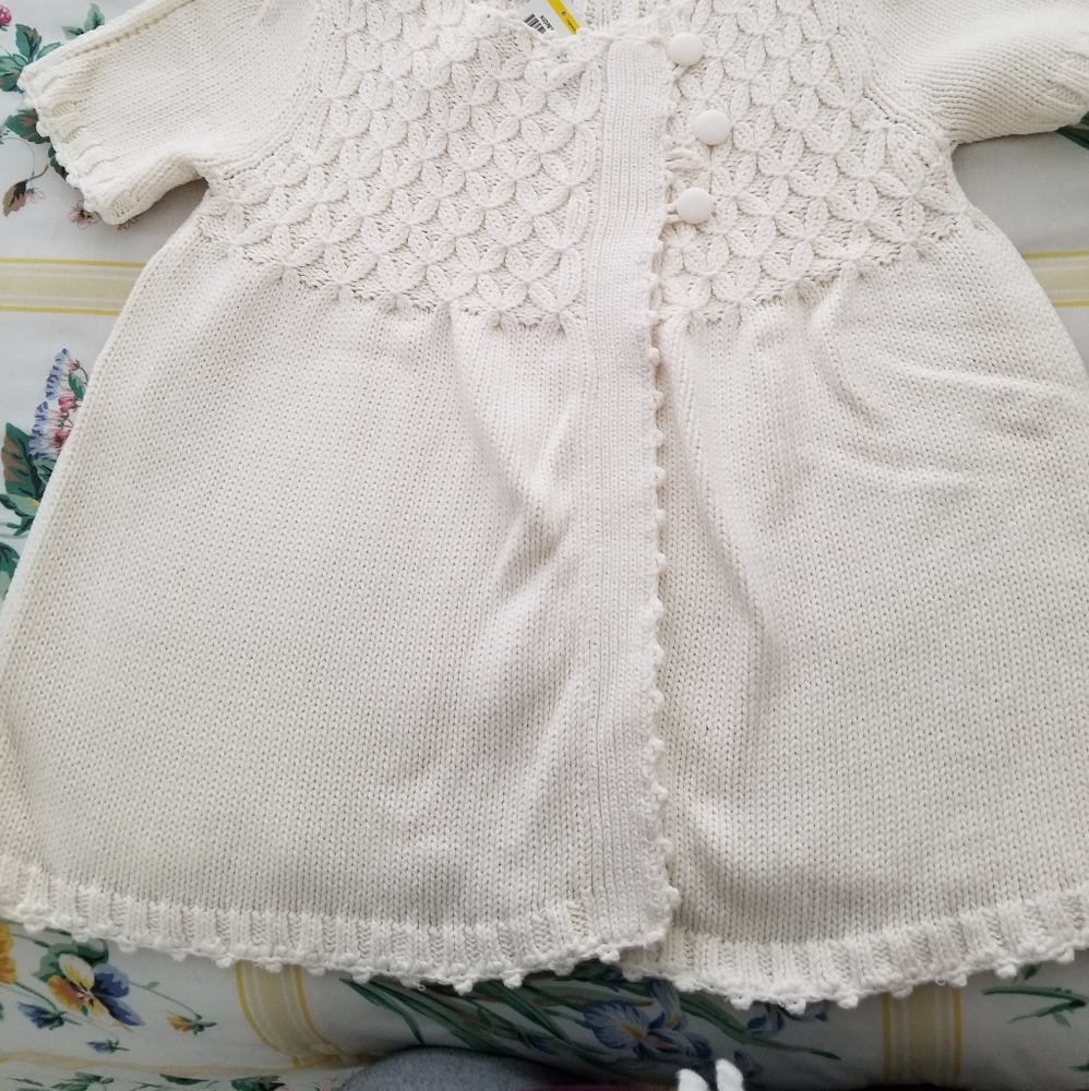NWT I.N.C Beige Short-sleeve Sweater